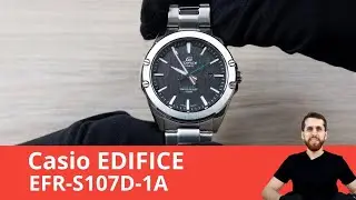 Очень тонкие часы EDIFICE / Casio EFR-S107D-1A / Обзор часов / Распаковка