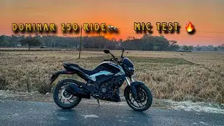 DOMINAR 250 RIDE MIC TEST WIND NOIS 🔥 #dominar250 #ridevlog #mictest #motovlog #bikeride @Mrd7AS