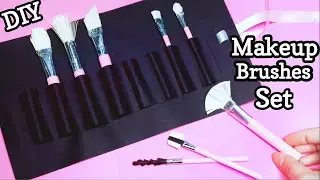 How to make Paper Brushes Set / DIY Paper Makeup Brushes / Paper Brushes Set / diy 종이 메이크업 브러쉬 /