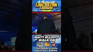 Legendary Captain Matt Elliott Leicester Legends Walk On #shorts