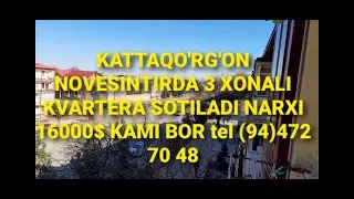 KATTAQO'RG'ON NOVESINTIRDA KVARTERA SOTILADI