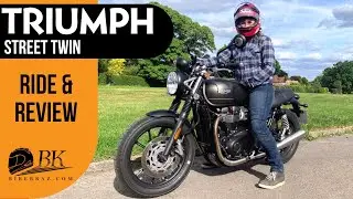 Triumph Street Twin review - walk around and riding video