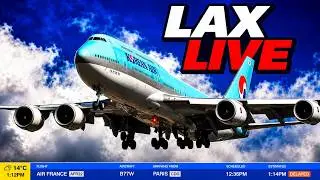🔴 LIVE Los Angeles (LAX) &mdash; Planes Battle GUSTY WINDS! ✈️ (2/18/26)