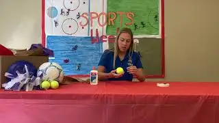 Tennis ball puppets