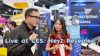 Live at CES with JD &mdash; Officially Introducing Leion Hey2. 