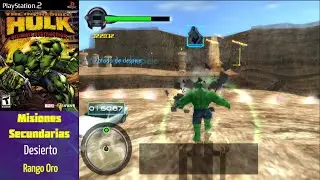 The Incredible Hulk: Ultimate Destruction (PS2)(Espa&ntilde;ol)(100%) - Misiones Secundarias Desierto (ORO)