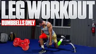 Dumbbell-Only Leg Workout (How I Train)