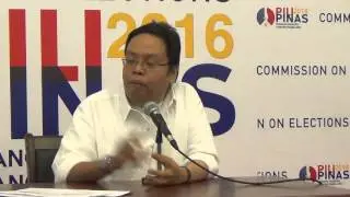 Comelec reiterates rules on 'nuisance' candidates