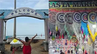South Goa's famous beach - Palolem Beach