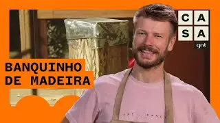 Rodrigo Hilbert constrói BANCO DE MADEIRA com ferro e madeira | Faça Você Mesmo | Bem Juntinhos