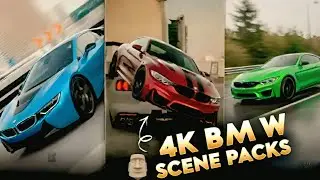 4K BMW Scene Pack | Cinematic Car Edits | Free Download | BMW Edit Pack 2025