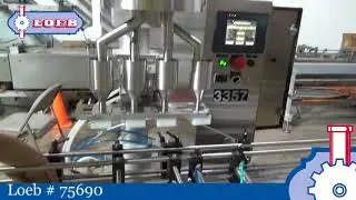 Powder Auger Filler - All Fill Model SHAA600 4 Head Inline - Loeb # 75690