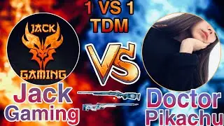 Doctor Pikachu  vs Jack Gaming | Friendly TDM 1v1 | Pro Pakistan Girl Gamer | Pubg Mobile