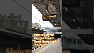Unusual service between two stations on separate #LondonOverground lines, via freight-only line