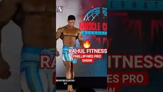 Rahul Fitness In Philippines Pro Show, 4th 😨 #bodybuilding #shorts #viral