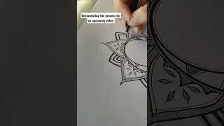 Inking my sacral chakra design. #sacralchakra #sacredgeometry #mandalaart #mandalaartist