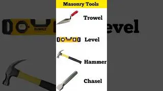 Masonry Tools Vocabulary