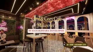 Cute & Cozy Caf&eacute; Makeover| Cafe Interior Design #cafe #cozycafevibes #lucknow #interiordesign #kdpl