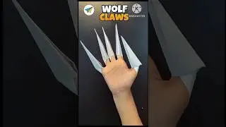 How to make paper nail #nails #papercraft #shorts