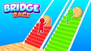 Bridge Race Gameplay Walkthrough 2025 Build A Bridge Android game #topytgamer