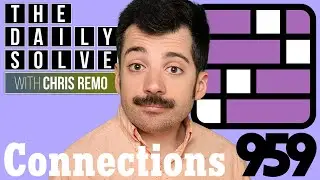 Connections 959 - NYT Word Game - 25 January 2026 #connections