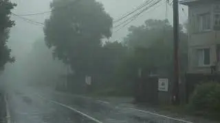 Soothing Rain on Empty Road for Relaxation, Sleep, and Night Ambience