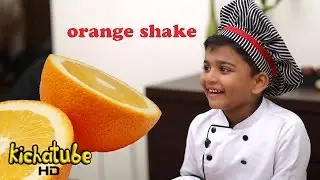 Orange Milk Shake kicha tube | Little chef recipe