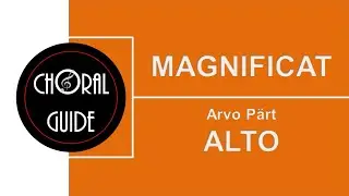 Magnificat - ALTO | Arvo Pärt