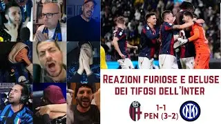 Interisti furenti e sconfortati dopo l’eliminazione ai rigori contro il Bologna