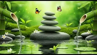 Relaxing Piano Music & Water Sounds for Sleep night , Spa & Yoga