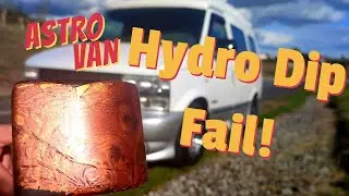Hydro Dip FAIL!  We try to hydro dip!