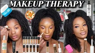 MAKEUP THERAPY MAYBELLINE FIT ME + ELF CAMO CONCEALER & MORE AFFORDABLE MAKEUP | DIAMOND ALEXUS