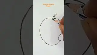 Easy mango draw #satisfying #creative #art #shorts