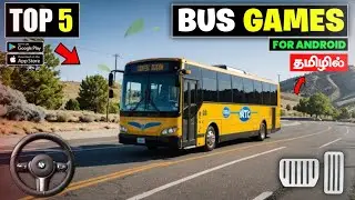 Top 5 Bus simulator games for Android In Tamil | Bus Simulator Games | #bus