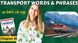 PUBLIC TRANSPORTATION in ROMANIAN 🚋 | Must-Know Travel Phrases - Romanian for Tourists (Chapter 3)