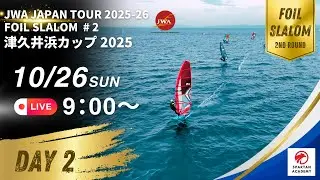 JWA JAPAN TOUR 2025-26 FOIL SLALOM #2　津久井浜カップ2025 DAY2