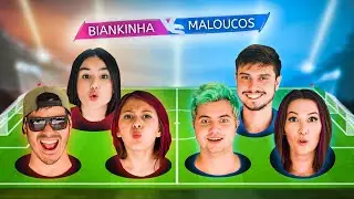 BIANKINHA vS MALOUCOS - FUTEBOL DE CABE&Ccedil;A !! Desafio TEENS FUN