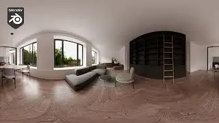 How to create 360 panoramic image in blender
