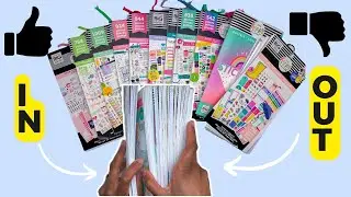 Happy Planner | Sticker Destash | Spring / Bright Pastel Collection | Sticker Organization Ideas