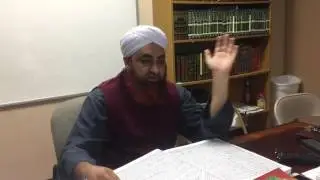 Mufti Akmal teaching Final year students of Al-noor Institute of Islamic Sciences