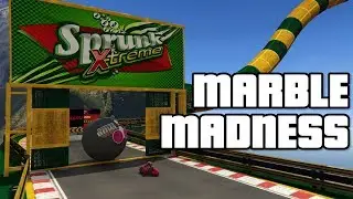 GTA Online: Marble Madness in GTA V! (GTA V Custom Map)