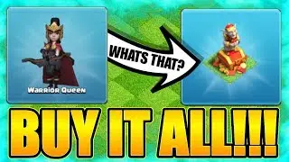 OMG! WE GOT THE NEW WARRIOR QUEEN SKIN IN CLASH OF CLANS!