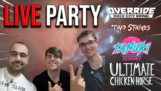 Best Party Games ft. Kyle and Max (Override, Tanuki Sunset, Two Strikes... Fortnite?!)