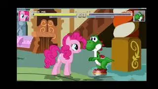 MUGEN REQUESTED #27 Pinkie Pie VS Yoshi
