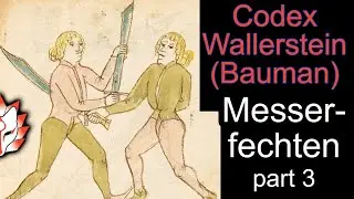 Messerfechten from the Codex Wallerstein/Bauman, part 3: Halfsword disarm and counter