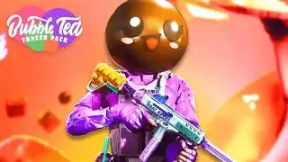 using the NEW BUBBLE TEA skin IN COD MW3 (IT'S SO FIRE)