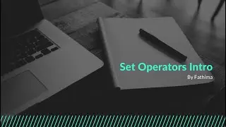 Set Operators Intro || SQL (40)