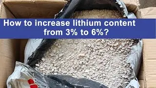 Experiment on Lithium Ore Gravity Separation #lithium #miningequipment #gravityseparation