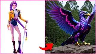 How Kpop Demon Hunters Characters Looks As Mythical Animals?!