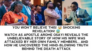 APST AROME SHOCKS THE CONGREGATION AS HE REVEALS HOW HIS WIFE WAS ATTACKED BY HER OWN FAMILY MEMBERS